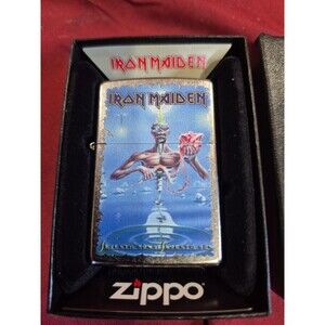 NIB Iron Maiden Seventh Son Zippo Lighter